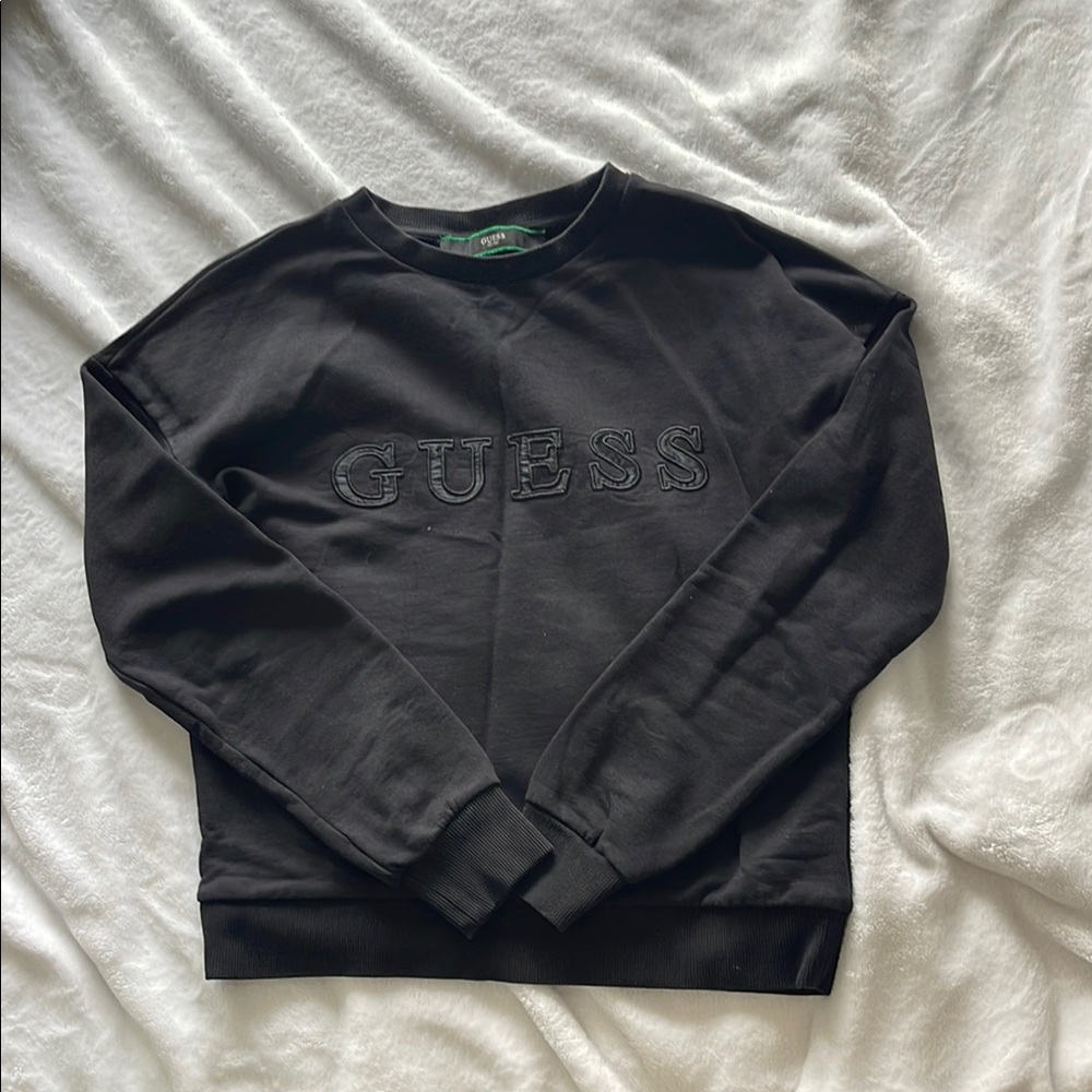 GUESS women Charcoal Crewneck Sweater